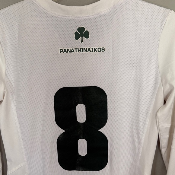Nike Women's White and Green Long Sleeve Jersey Panathinaikos Irish - Picture 7 of 8